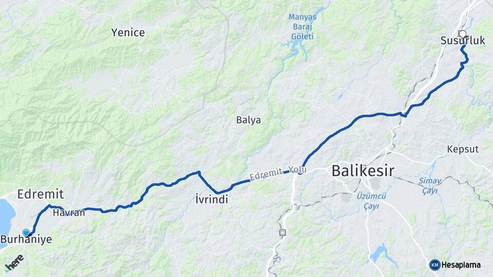 Balıkesir Burhaniye Susurluk Arası Kaç Km? Arası Kaç Saat? Nerede Yol Haritası Yakıt, Rota ve Mesafe Hesaplama Balıkesir Burhaniye Susurluk Arası Kaç Km? Arası Kaç Km Saat? Nerede Yol Haritası Yakıt, Rota ve Mesafe Hesaplama