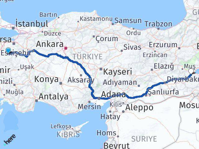 Balıkesir Dursunbey Bitlis Arası Kaç Km - Yol Haritası