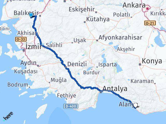 Balıkesir İvrindi Gazipaşa Antalya Arası Kaç Saat? Yol Haritası, Yakıt, Rota ve Mesafe Hesaplama Balıkesir İvrindi Gazipaşa Antalya Arası Kaç Km? Kaç Saat? Yol Haritası