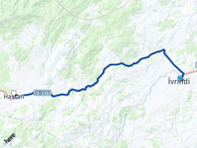 Balıkesir İvrindi Havran Arası Kaç Km - Yol Haritası