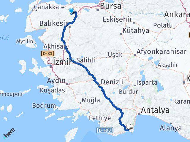 Balıkesir Manyas Kumluca Antalya Arası Kaç Saat? Yol Haritası, Yakıt, Rota ve Mesafe Hesaplama Balıkesir Manyas Kumluca Antalya Arası Kaç Km? Kaç Saat? Yol Haritası