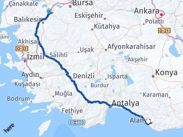 Balıkesir Susurluk Gazipaşa Antalya Arası Kaç Saat? Yol Haritası, Yakıt, Rota ve Mesafe Hesaplama Balıkesir Susurluk Gazipaşa Antalya Arası Kaç Km? Kaç Saat? Yol Haritası