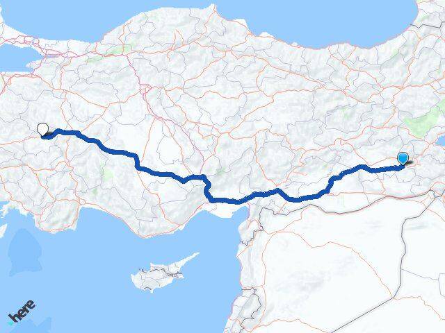 Batman Beşiri Uşak Arası Kaç Km - Yol Haritası