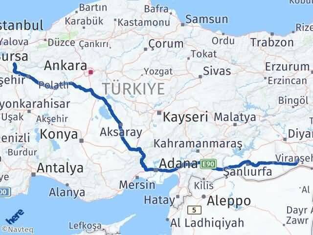 Bilecik Artuklu Mardin Arası Kaç Km - Yol Haritası