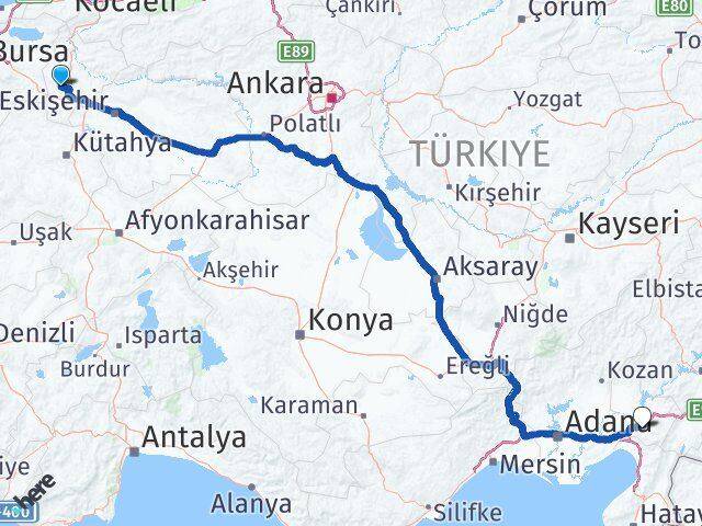 Bilecik Pazaryeri Osmaniye Arası Kaç Km - Yol Haritası