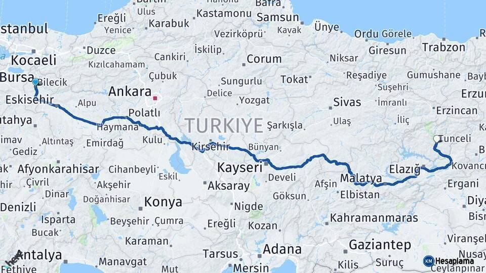 Bilecik ile Tunceli Arası Kaç Km? Kaç Saat? Arası Kaç Saat? Nerede Yol Haritası Yakıt, Rota ve Mesafe Hesaplama Bilecik ile Tunceli Arası Kaç Km? Kaç Saat? Arası Kaç Km Saat? Nerede Yol Haritası Yakıt, Rota ve Mesafe Hesaplama