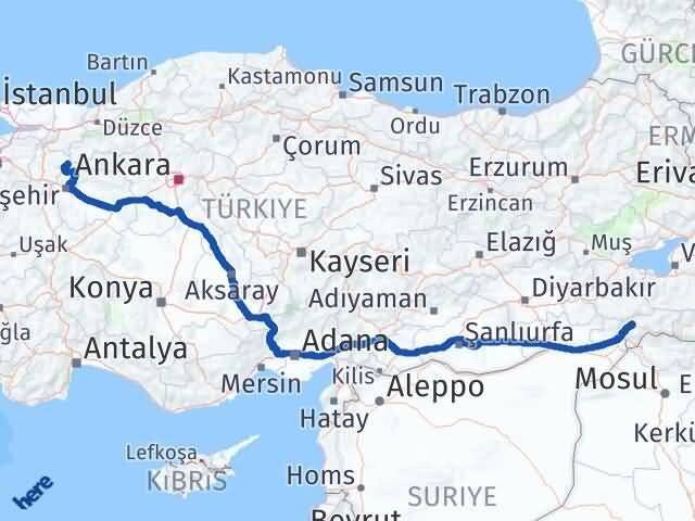 Bilecik Yenipazar Şırnak Arası Kaç Km - Yol Haritası