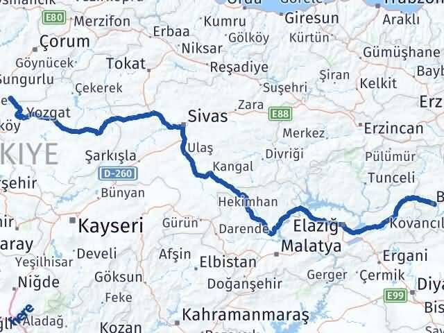 Bingöl Boğazkale Çorum Arası Kaç Saat? Yol Haritası, Yakıt, Rota ve Mesafe Hesaplama Bingöl Boğazkale Çorum Arası Kaç Km? Kaç Saat? Yol Haritası