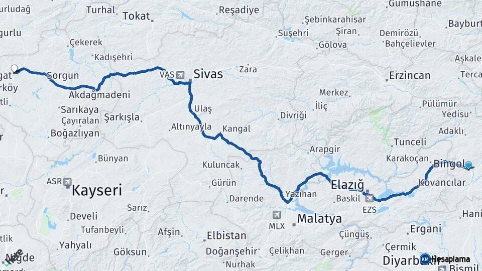 Bingöl ile Yozgat Arası Kaç Km? Kaç Saat? - Kmhesaplama.com Arası Kaç Saat? Nerede Yol Haritası Yakıt, Rota ve Mesafe Hesaplama Bingöl ile Yozgat Arası Kaç Km? Kaç Saat? - Kmhesaplama.com Arası Kaç Km Saat? Nerede Yol Haritası Yakıt, Rota ve Mesafe Hesaplama