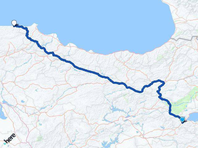 Bitlis Bozkurt Kastamonu Arası Kaç Km - Yol Haritası
