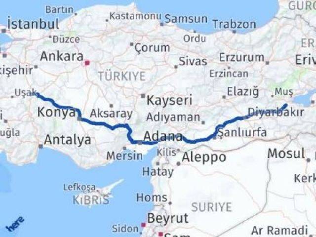 Bitlis Sinanpaşa Afyonkarahisar Arası Kaç Km - Yol Haritası