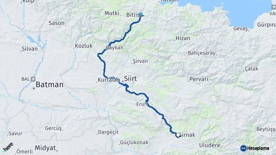 Bitlis Şırnak Arası Kaç Km - Kaç Saat? Arası Kaç Saat? Nerede Yol Haritası Yakıt, Rota ve Mesafe Hesaplama Bitlis Şırnak Arası Kaç Km - Kaç Saat? Arası Kaç Km Saat? Nerede Yol Haritası Yakıt, Rota ve Mesafe Hesaplama