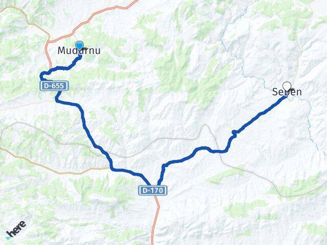 Bolu Mudurnu Seben Arası Kaç Km - Yol Haritası