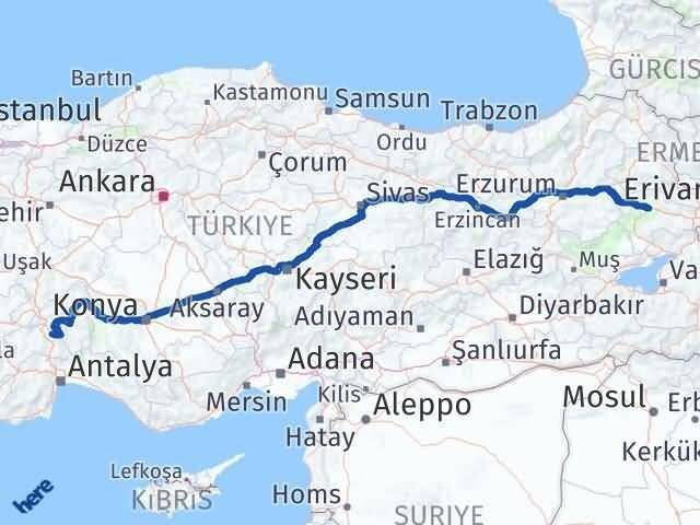 Burdur Ağlasun Ağrı Arası Kaç Km - Yol Haritası