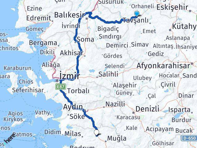Bursa Harmancık Yatağan Muğla Arası Kaç Saat? Yol Haritası, Yakıt, Rota ve Mesafe Hesaplama Bursa Harmancık Yatağan Muğla Arası Kaç Km? Kaç Saat? Yol Haritası