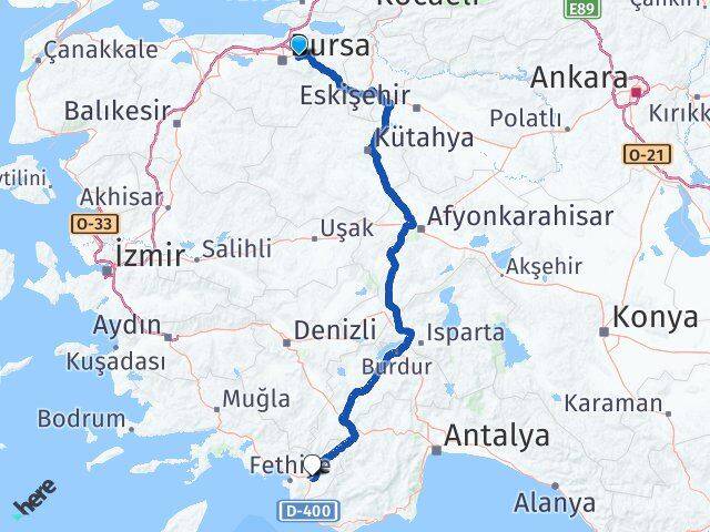 Bursa Kestel Seydikemer Muğla Arası Kaç Saat? Yol Haritası, Yakıt, Rota ve Mesafe Hesaplama Bursa Kestel Seydikemer Muğla Arası Kaç Km? Kaç Saat? Yol Haritası