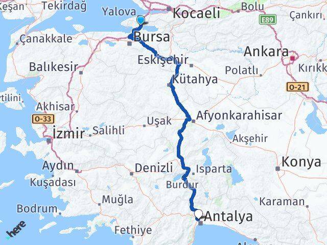 Bursa Orhangazi Kepez Antalya Arası Kaç Saat? Yol Haritası, Yakıt, Rota ve Mesafe Hesaplama Bursa Orhangazi Kepez Antalya Arası Kaç Km? Kaç Saat? Yol Haritası