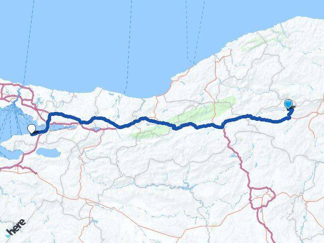 Çankırı Bayramören Yalova Arası Kaç Km - Yol Haritası