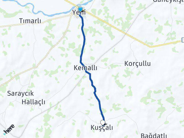 Çankırı Kızılırmak Kuşçalı Sungurlu Çorum Arası Kaç Km - Yol Haritası