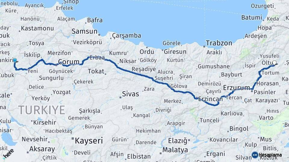 Çankırı Oltu Erzurum Arası Kaç Km? - Kmhesaplama.com Arası Kaç Saat? Nerede Yol Haritası Yakıt, Rota ve Mesafe Hesaplama Çankırı Oltu Erzurum Arası Kaç Km? - Kmhesaplama.com Arası Kaç Km Saat? Nerede Yol Haritası Yakıt, Rota ve Mesafe Hesaplama