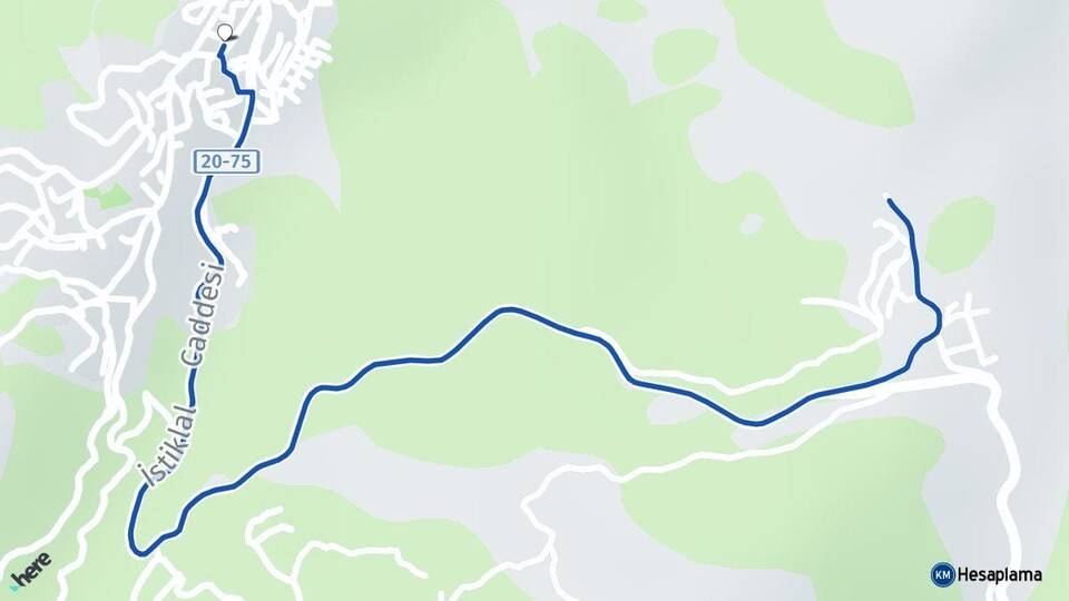 Denizli Merkezefendi Babadağ Arası Kaç Km - Yol Haritası