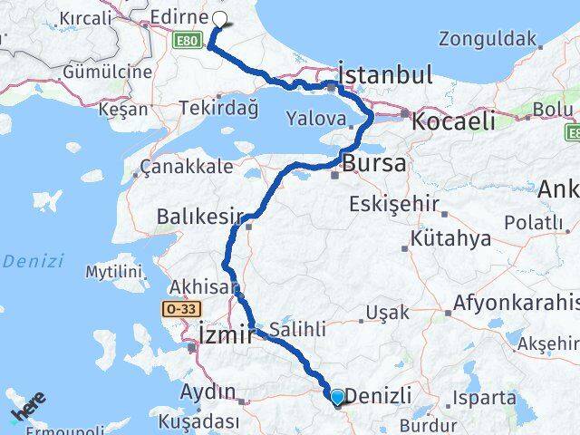 Denizli Pınarhisar Kırklareli Arası Kaç Saat? Yol Haritası, Yakıt, Rota ve Mesafe Hesaplama Denizli Pınarhisar Kırklareli Arası Kaç Km? Kaç Saat? Yol Haritası
