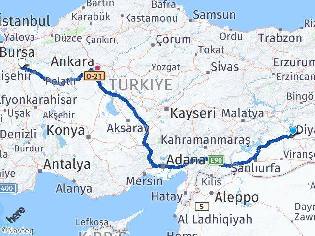 Diyarbakır Bozüyük Bilecik Arası Kaç Saat? Yol Haritası, Yakıt, Rota ve Mesafe Hesaplama Diyarbakır Bozüyük Bilecik Arası Kaç Km? Kaç Saat? Yol Haritası