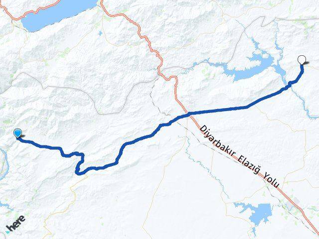 Diyarbakır Çüngüş Dicle Arası Kaç Km - Yol Haritası