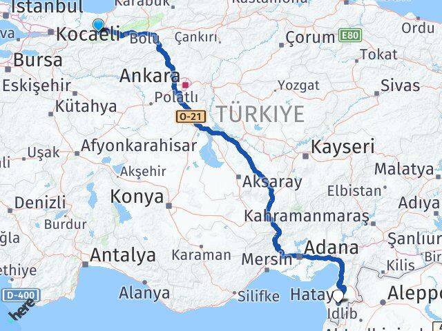 Düzce Gölyaka Hatay Arası Kaç Km - Yol Haritası