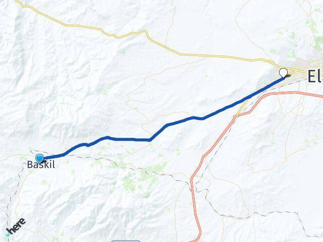 Elazığ Baskil Çaydaçıra Arası Kaç Km - Yol Haritası