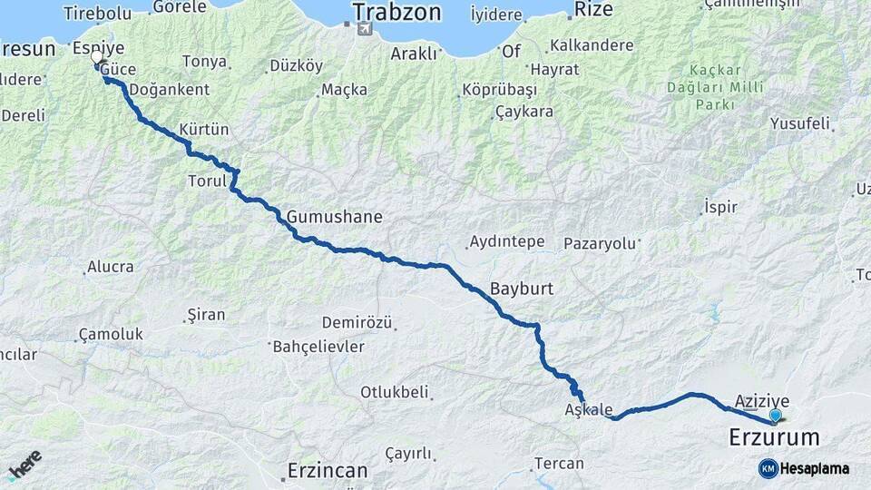 Erzurum Güce Giresun Arası Kaç Km? - Kmhesaplama.com Arası Kaç Saat? Nerede Yol Haritası Yakıt, Rota ve Mesafe Hesaplama Erzurum Güce Giresun Arası Kaç Km? - Kmhesaplama.com Arası Kaç Km Saat? Nerede Yol Haritası Yakıt, Rota ve Mesafe Hesaplama