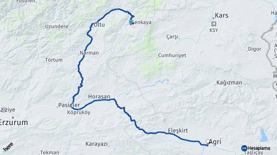 Erzurum Şenkaya Ağrı Arası Kaç Km? Arası Kaç Saat? Nerede Yol Haritası Yakıt, Rota ve Mesafe Hesaplama Erzurum Şenkaya Ağrı Arası Kaç Km? Arası Kaç Km Saat? Nerede Yol Haritası Yakıt, Rota ve Mesafe Hesaplama