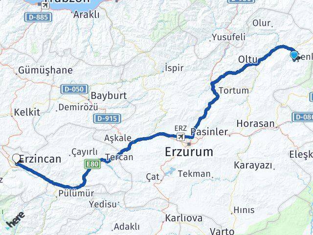 Erzurum Şenkaya Erzincan Arası Kaç Km? Arası Kaç Saat? Nerede Yol Haritası Yakıt, Rota ve Mesafe Hesaplama Erzurum Şenkaya Erzincan Arası Kaç Km? Arası Kaç Km Saat? Nerede Yol Haritası Yakıt, Rota ve Mesafe Hesaplama