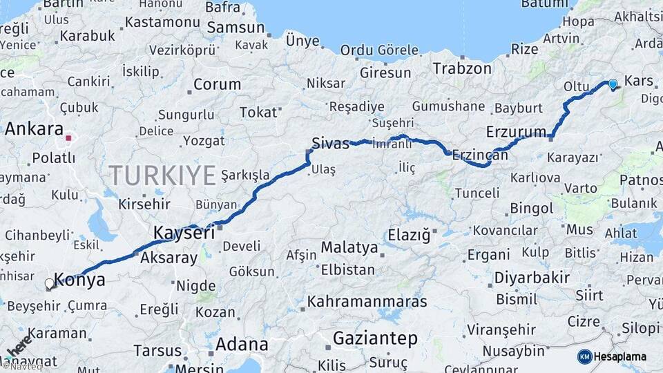 Erzurum Şenkaya Konya Arası Kaç Km? Arası Kaç Saat? Nerede Yol Haritası Yakıt, Rota ve Mesafe Hesaplama Erzurum Şenkaya Konya Arası Kaç Km? Arası Kaç Km Saat? Nerede Yol Haritası Yakıt, Rota ve Mesafe Hesaplama