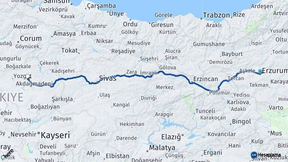 Erzurum Sorgun Yozgat Arası Kaç Km? - Kmhesaplama.com Arası Kaç Saat? Nerede Yol Haritası Yakıt, Rota ve Mesafe Hesaplama Erzurum Sorgun Yozgat Arası Kaç Km? - Kmhesaplama.com Arası Kaç Km Saat? Nerede Yol Haritası Yakıt, Rota ve Mesafe Hesaplama
