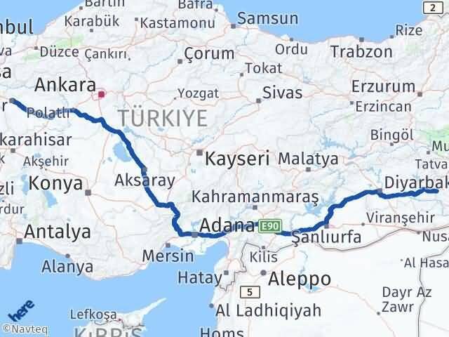 Eskişehir Kurtalan Siirt Arası Kaç Km - Yol Haritası