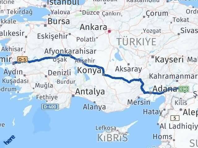 Gaziantep Karabağlar İzmir Arası Kaç Km - Yol Haritası