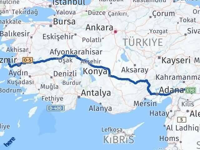 Gaziantep Karaburun İzmir Arası Kaç Km - Yol Haritası