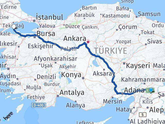 Gaziantep Marmara Balıkesir Arası Kaç Km - Yol Haritası