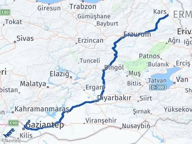 Gaziantep Yavuzeli Kars Arası Kaç Km? Arası Kaç Saat? Nerede Yol Haritası Yakıt, Rota ve Mesafe Hesaplama Gaziantep Yavuzeli Kars Arası Kaç Km? Arası Kaç Km Saat? Nerede Yol Haritası Yakıt, Rota ve Mesafe Hesaplama