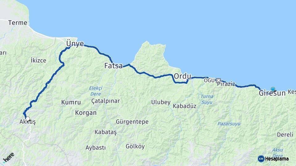Giresun Akkuş Ordu Arası Kaç Km? - Kmhesaplama.com Arası Kaç Saat? Nerede Yol Haritası Yakıt, Rota ve Mesafe Hesaplama Giresun Akkuş Ordu Arası Kaç Km? - Kmhesaplama.com Arası Kaç Km Saat? Nerede Yol Haritası Yakıt, Rota ve Mesafe Hesaplama