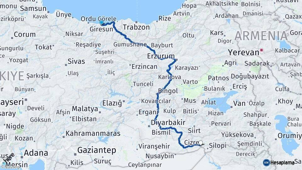 Giresun Cizre Şırnak Arası Kaç Km? - Kmhesaplama.com Arası Kaç Saat? Nerede Yol Haritası Yakıt, Rota ve Mesafe Hesaplama Giresun Cizre Şırnak Arası Kaç Km? - Kmhesaplama.com Arası Kaç Km Saat? Nerede Yol Haritası Yakıt, Rota ve Mesafe Hesaplama