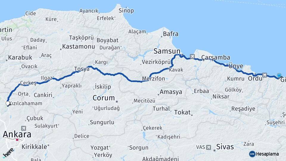 Giresun Kızılcahamam Ankara Arası Kaç Km? - Kmhesaplama.com Arası Kaç Saat? Nerede Yol Haritası Yakıt, Rota ve Mesafe Hesaplama Giresun Kızılcahamam Ankara Arası Kaç Km? - Kmhesaplama.com Arası Kaç Km Saat? Nerede Yol Haritası Yakıt, Rota ve Mesafe Hesaplama