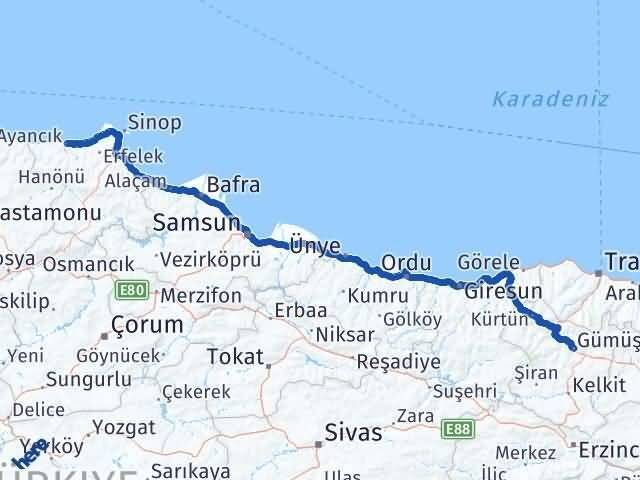 Gümüşhane Ayancık Sinop Arası Kaç Km? - Kmhesaplama.com Arası Kaç Saat? Nerede Yol Haritası Yakıt, Rota ve Mesafe Hesaplama Gümüşhane Ayancık Sinop Arası Kaç Km? - Kmhesaplama.com Arası Kaç Km Saat? Nerede Yol Haritası Yakıt, Rota ve Mesafe Hesaplama