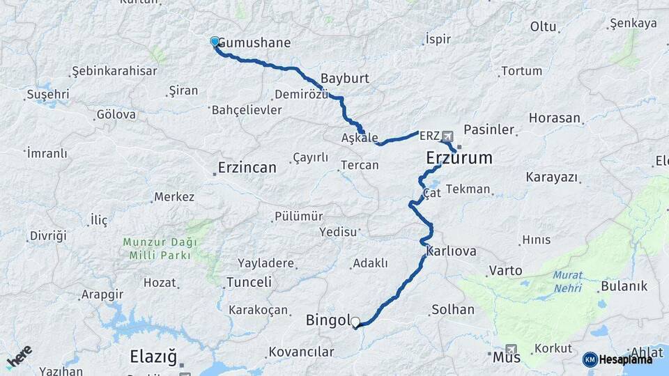 Gümüşhane Bingöl Arası Kaç Km - Kaç Saat? Arası Kaç Saat? Nerede Yol Haritası Yakıt, Rota ve Mesafe Hesaplama Gümüşhane Bingöl Arası Kaç Km - Kaç Saat? Arası Kaç Km Saat? Nerede Yol Haritası Yakıt, Rota ve Mesafe Hesaplama