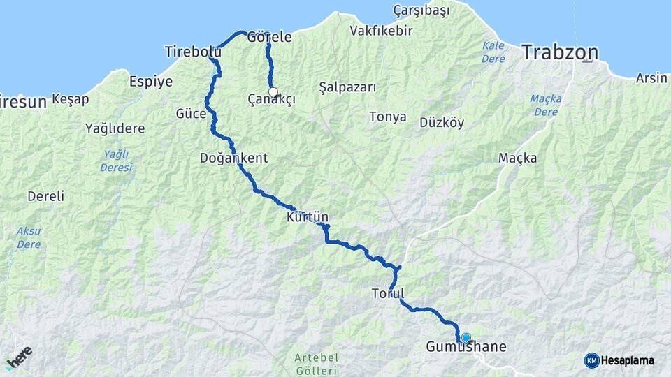 Gümüşhane Çanakçı Giresun Arası Kaç Km? - Kmhesaplama.com Arası Kaç Saat? Nerede Yol Haritası Yakıt, Rota ve Mesafe Hesaplama Gümüşhane Çanakçı Giresun Arası Kaç Km? - Kmhesaplama.com Arası Kaç Km Saat? Nerede Yol Haritası Yakıt, Rota ve Mesafe Hesaplama