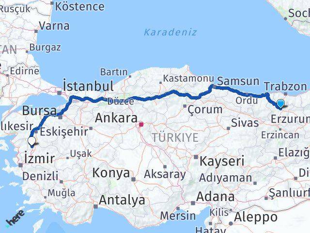 Gümüşhane Kırkağaç Manisa Arası Kaç Km - Yol Haritası