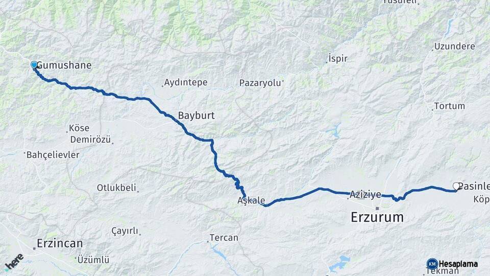 Gümüşhane Pasinler Erzurum Arası Kaç Km? - Kmhesaplama.com Arası Kaç Saat? Nerede Yol Haritası Yakıt, Rota ve Mesafe Hesaplama Gümüşhane Pasinler Erzurum Arası Kaç Km? - Kmhesaplama.com Arası Kaç Km Saat? Nerede Yol Haritası Yakıt, Rota ve Mesafe Hesaplama