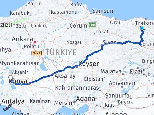 Gümüşhane Şarkikaraağaç Isparta Arası Kaç Km - Yol Haritası