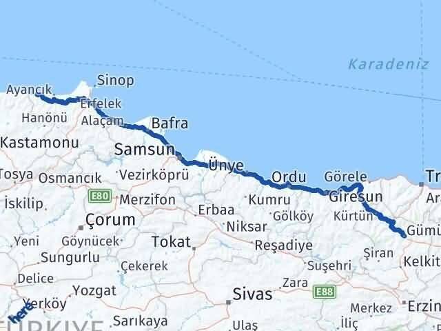 Gümüşhane Türkeli Sinop Arası Kaç Km? - Kmhesaplama.com Arası Kaç Saat? Nerede Yol Haritası Yakıt, Rota ve Mesafe Hesaplama Gümüşhane Türkeli Sinop Arası Kaç Km? - Kmhesaplama.com Arası Kaç Km Saat? Nerede Yol Haritası Yakıt, Rota ve Mesafe Hesaplama